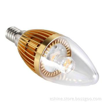 4W LED Candle Bulb, E14 Gold Color LED Candle Light 350lm